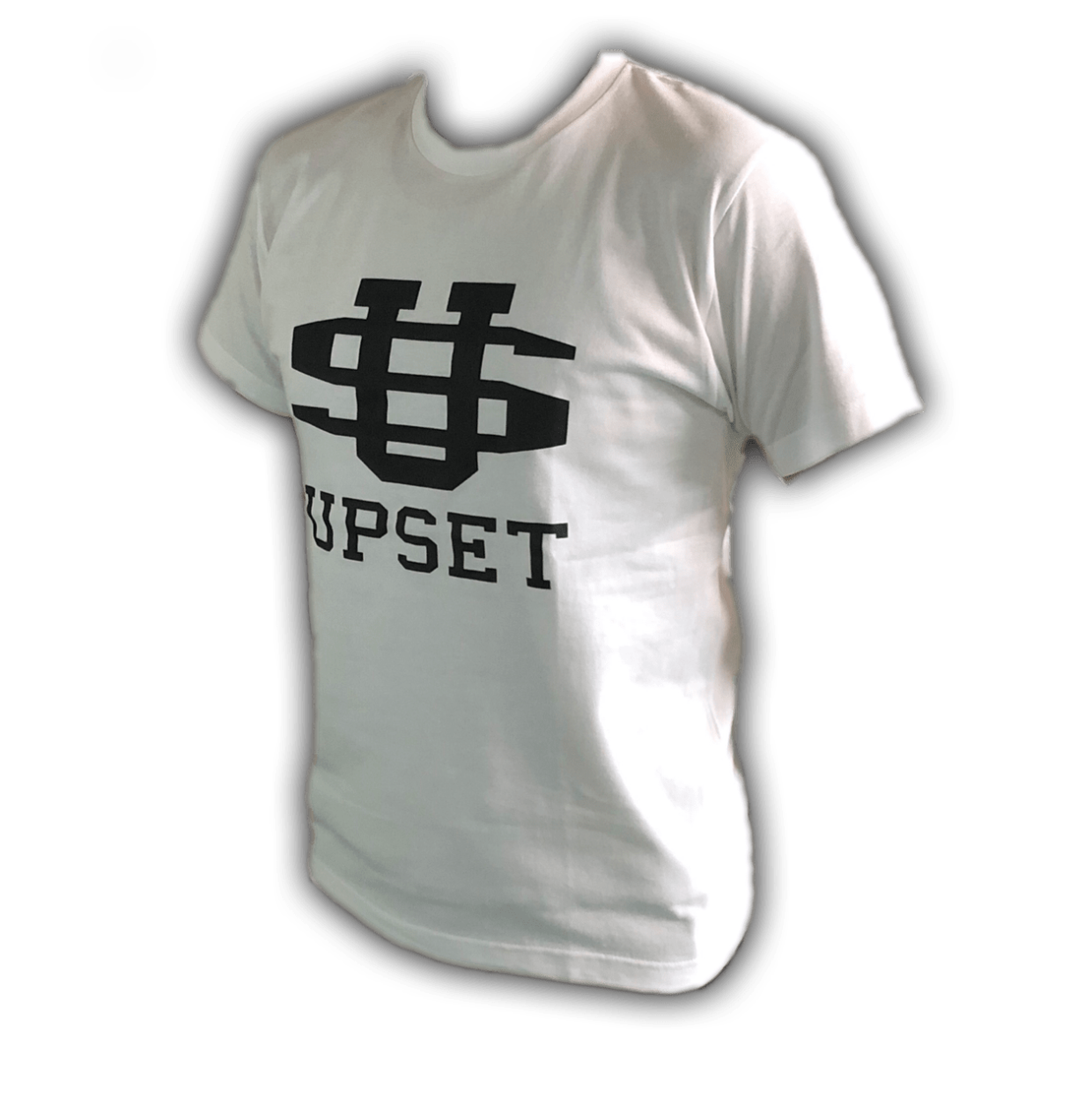 UPSET BIGロゴコットンTシャツ(WHITE)